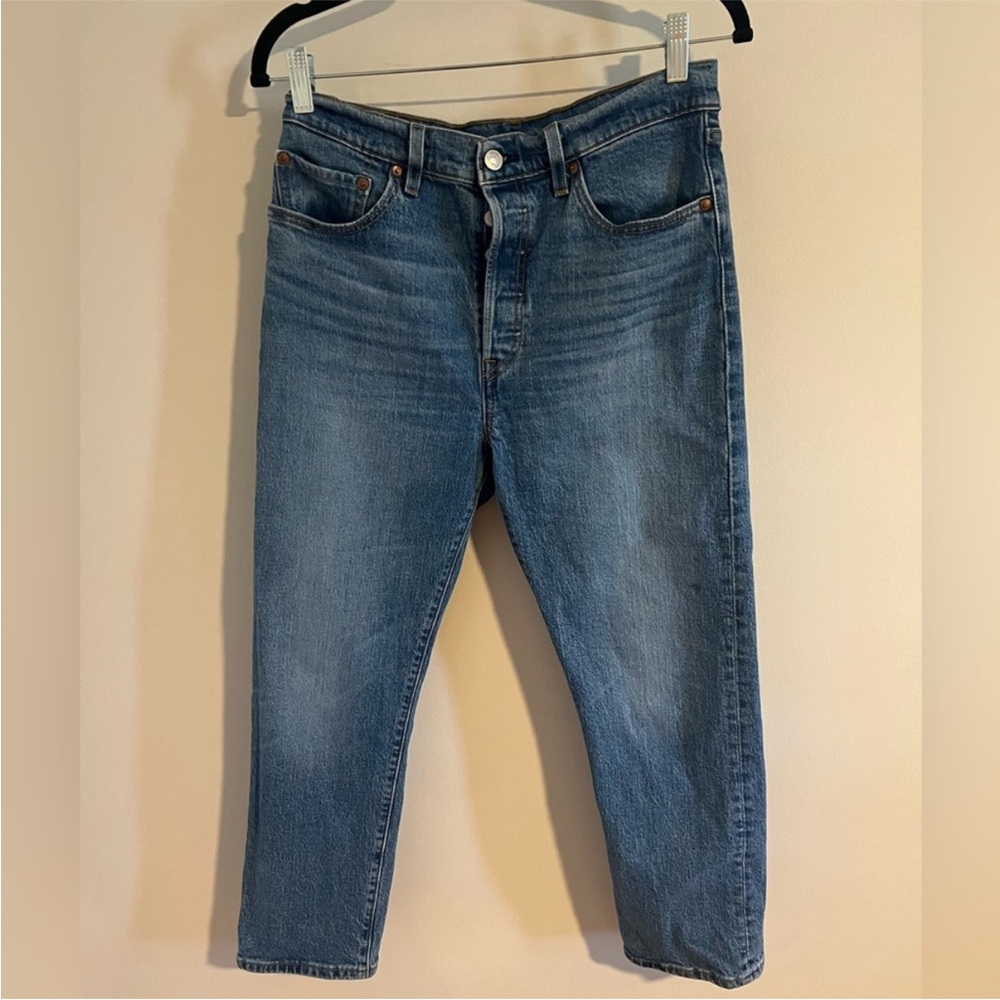 Levi's Straight Blue Jeans